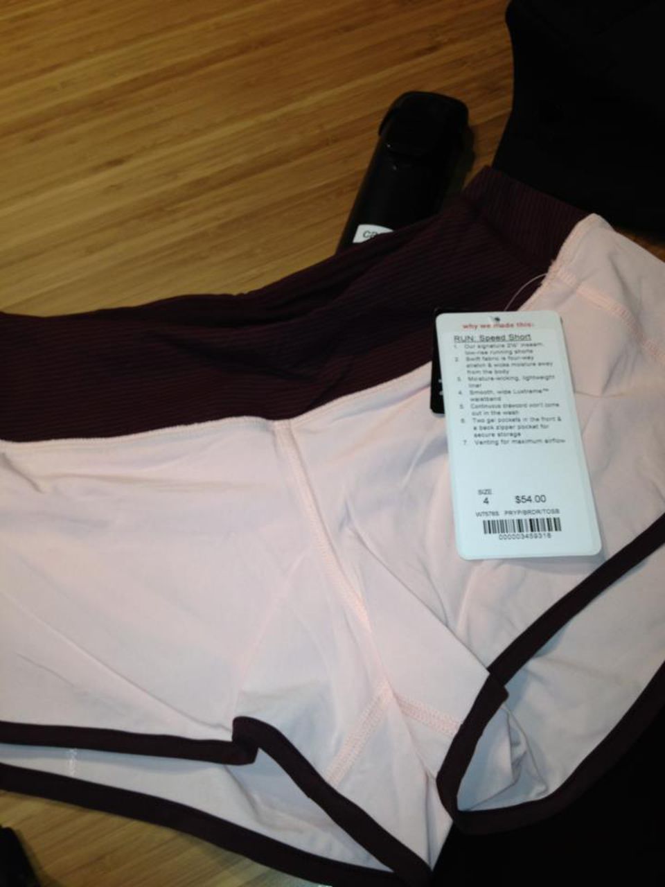 Lululemon Run:  Speed Short - Pretty Pink / Bordeaux Drama / Tonka Stripe Bordeaux Drama