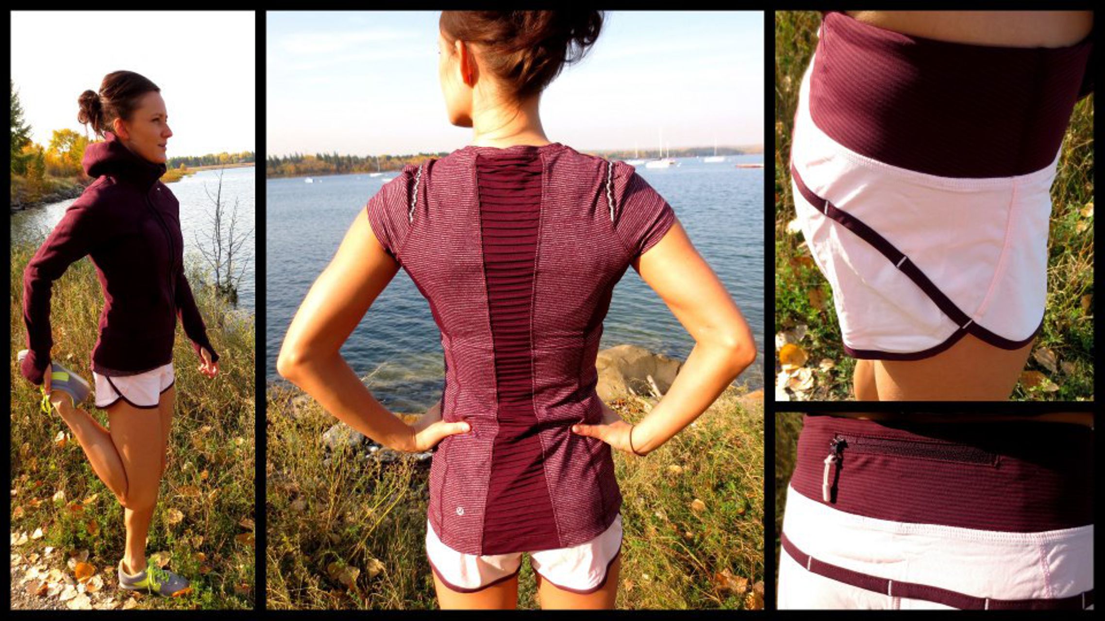 Lululemon Run:  Speed Short - Pretty Pink / Bordeaux Drama / Tonka Stripe Bordeaux Drama