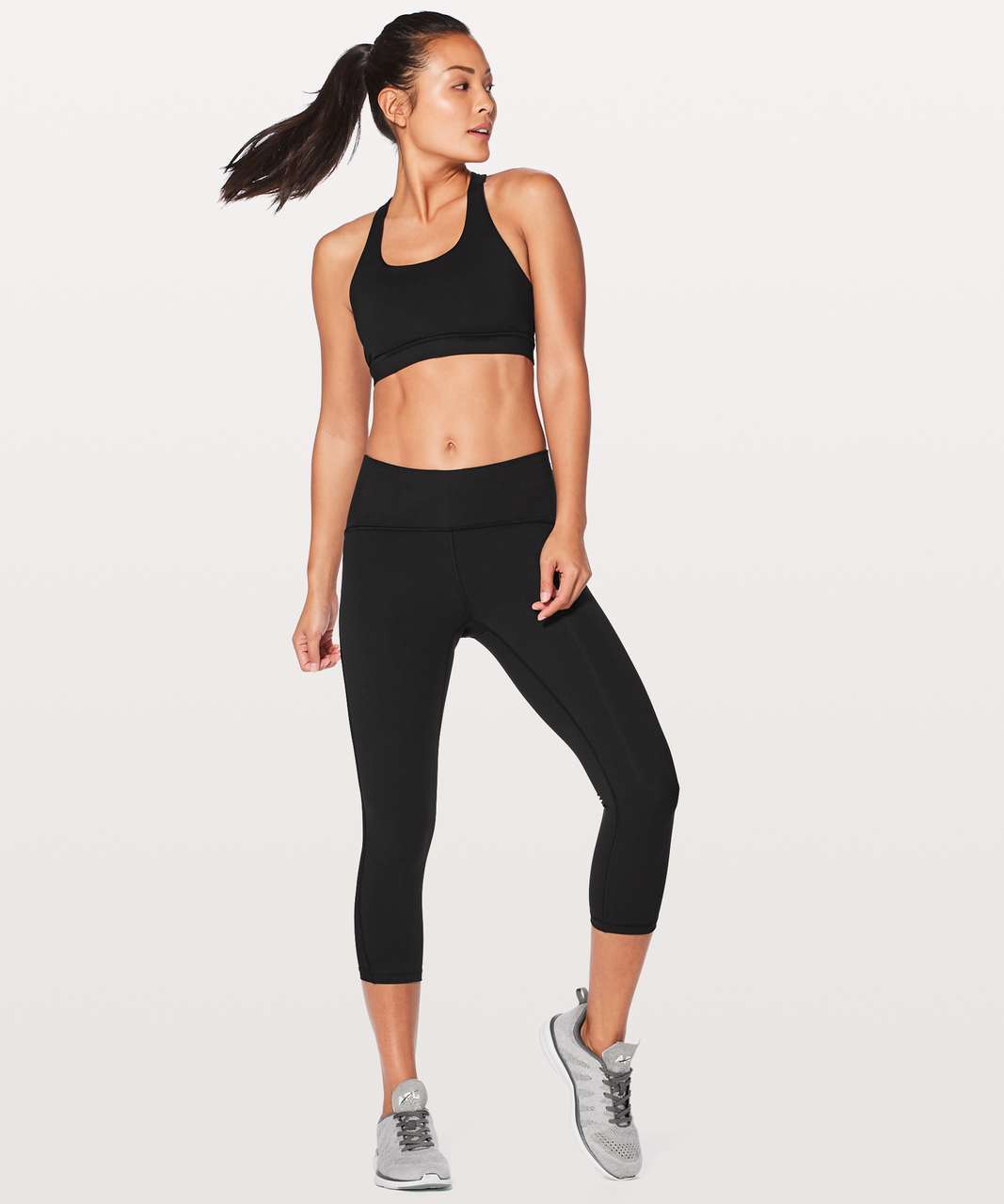 Lululemon Time To Sweat Bra - Black - lulu fanatics