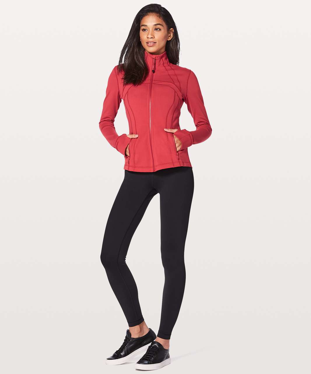 Red define jacket for today's walk just made sense. : r/lululemon