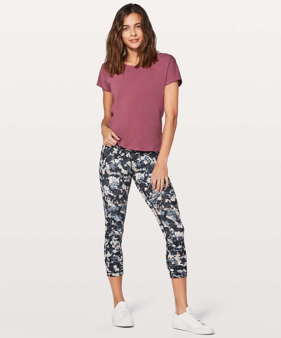 Lululemon Twist It Tee - So Merlot - lulu fanatics