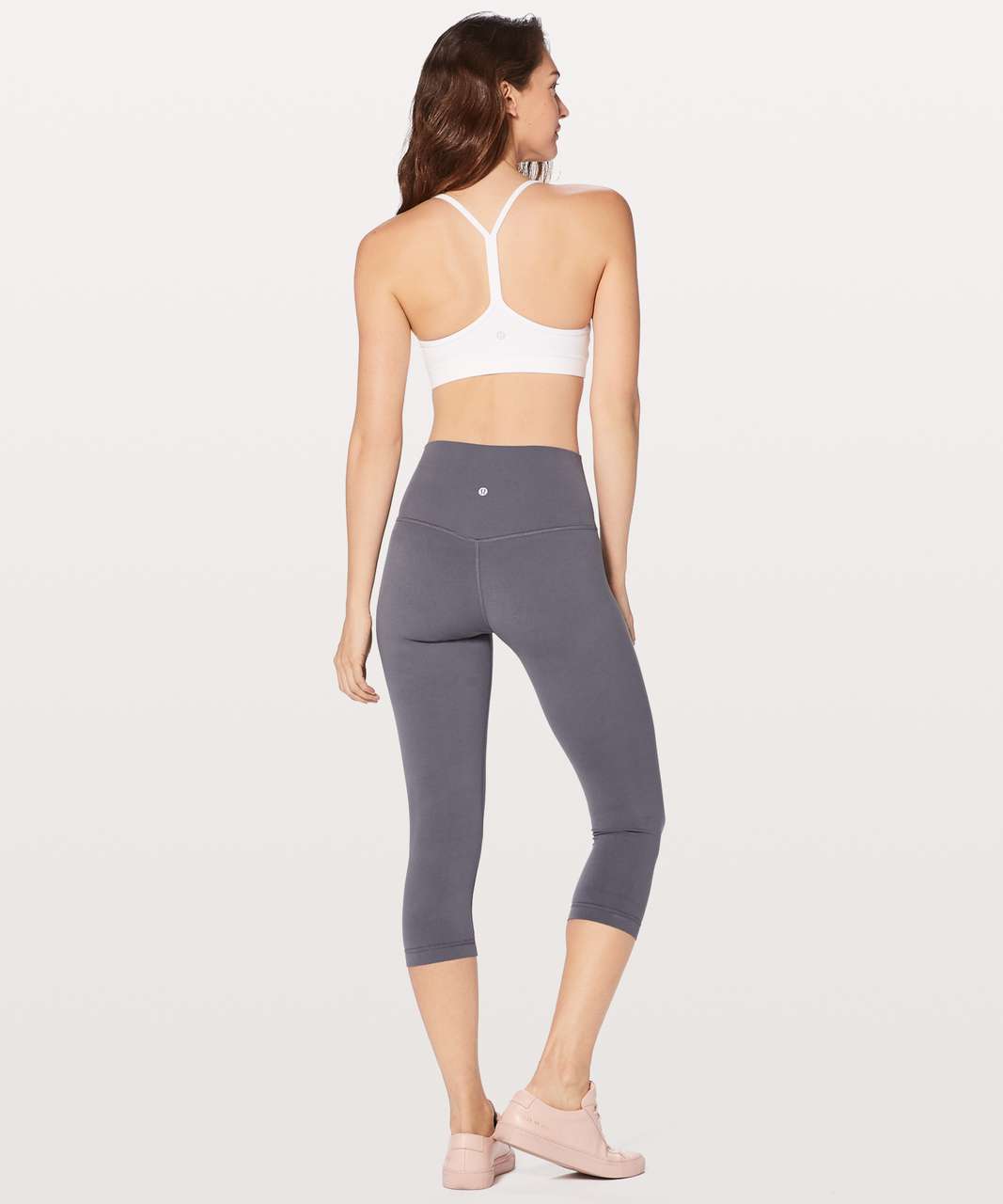 lululemon FLOW Y NULU - Sport-BH mit leichter Stützkraft - white