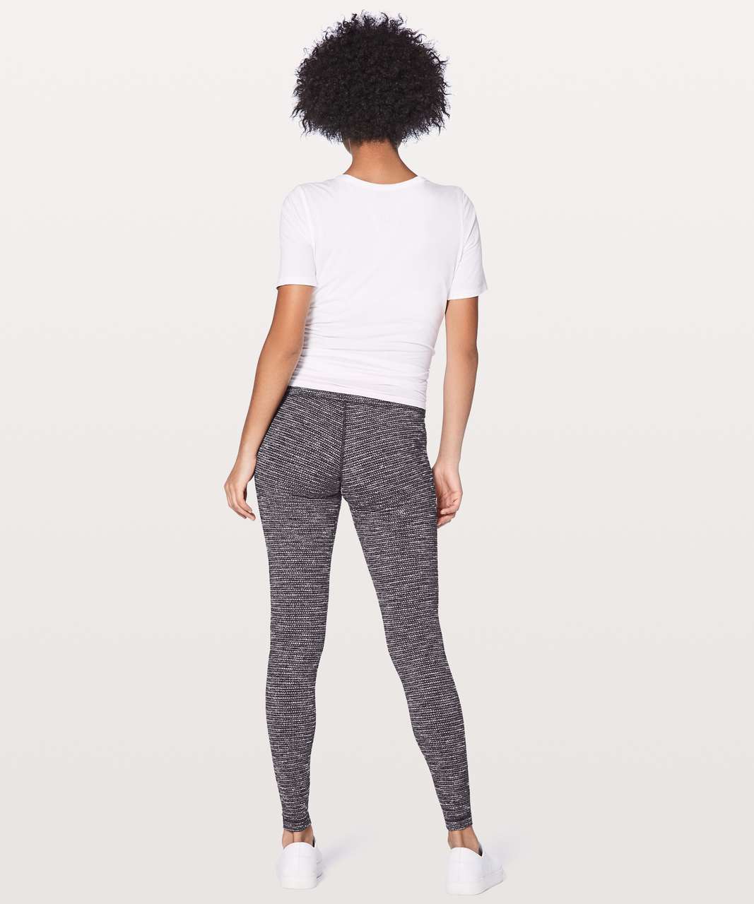 Lululemon Wunder Under Hi-Rise Tight *28 - Coco Pique Black White - lulu  fanatics