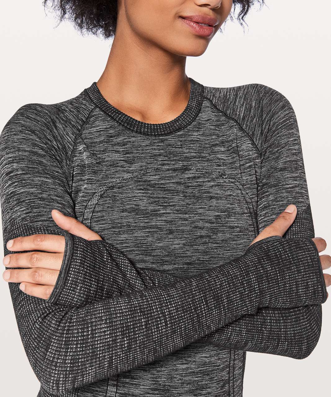 Lululemon Swiftly Wool Pullover - Black / White (First Release)