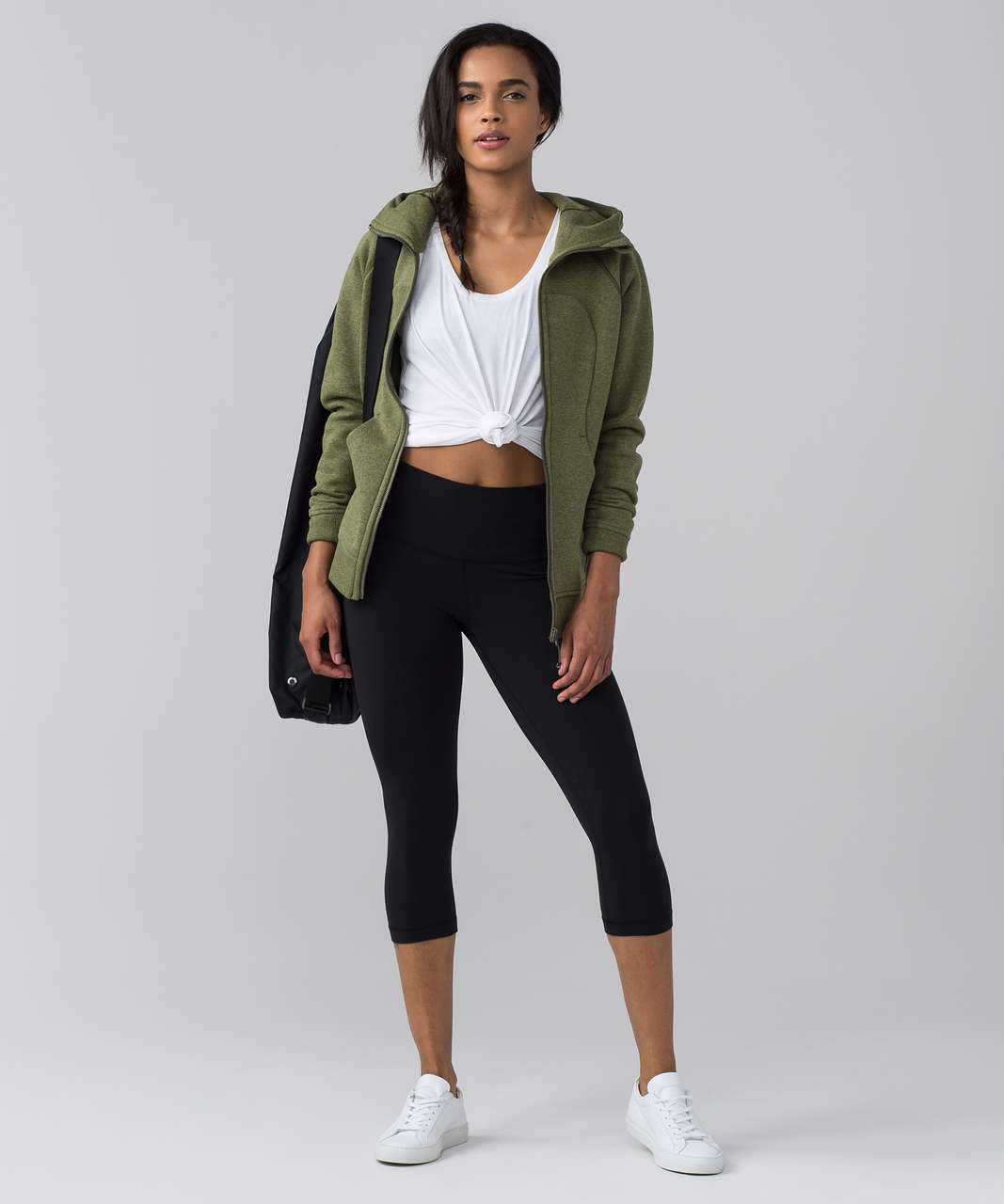 Lululemon Scuba Hoodie III - Heathered Brave Olive - lulu fanatics