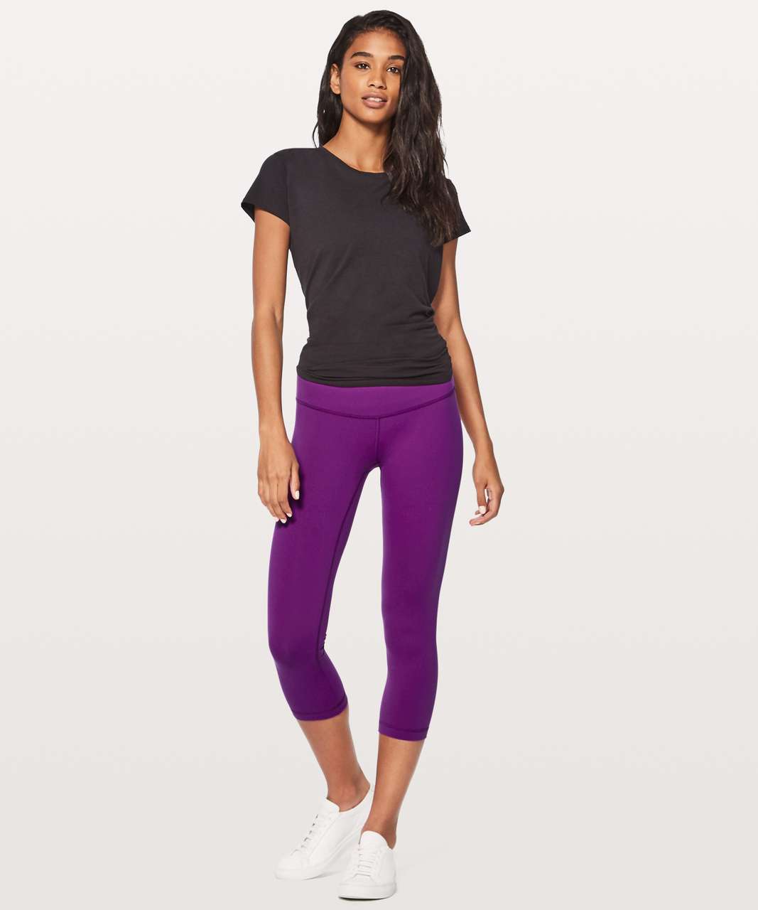 Lululemon Wunder Under Crop III Full-On Luon 21 - Tender Violet - lulu  fanatics