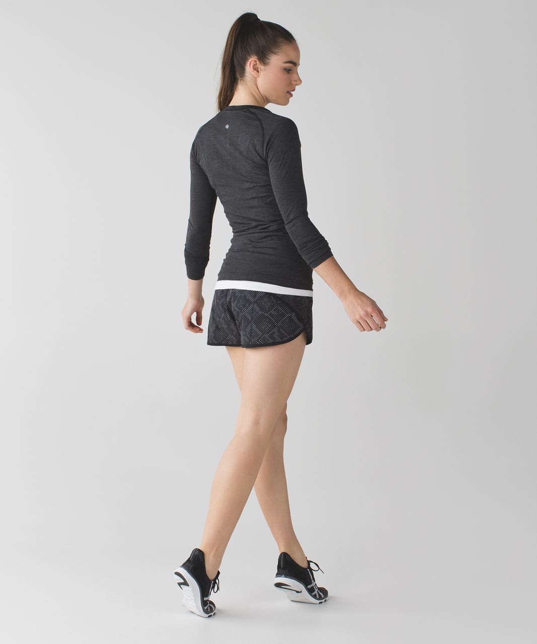 Lululemon Speed Short - Ravish Reptile Silver Black / Black - lulu