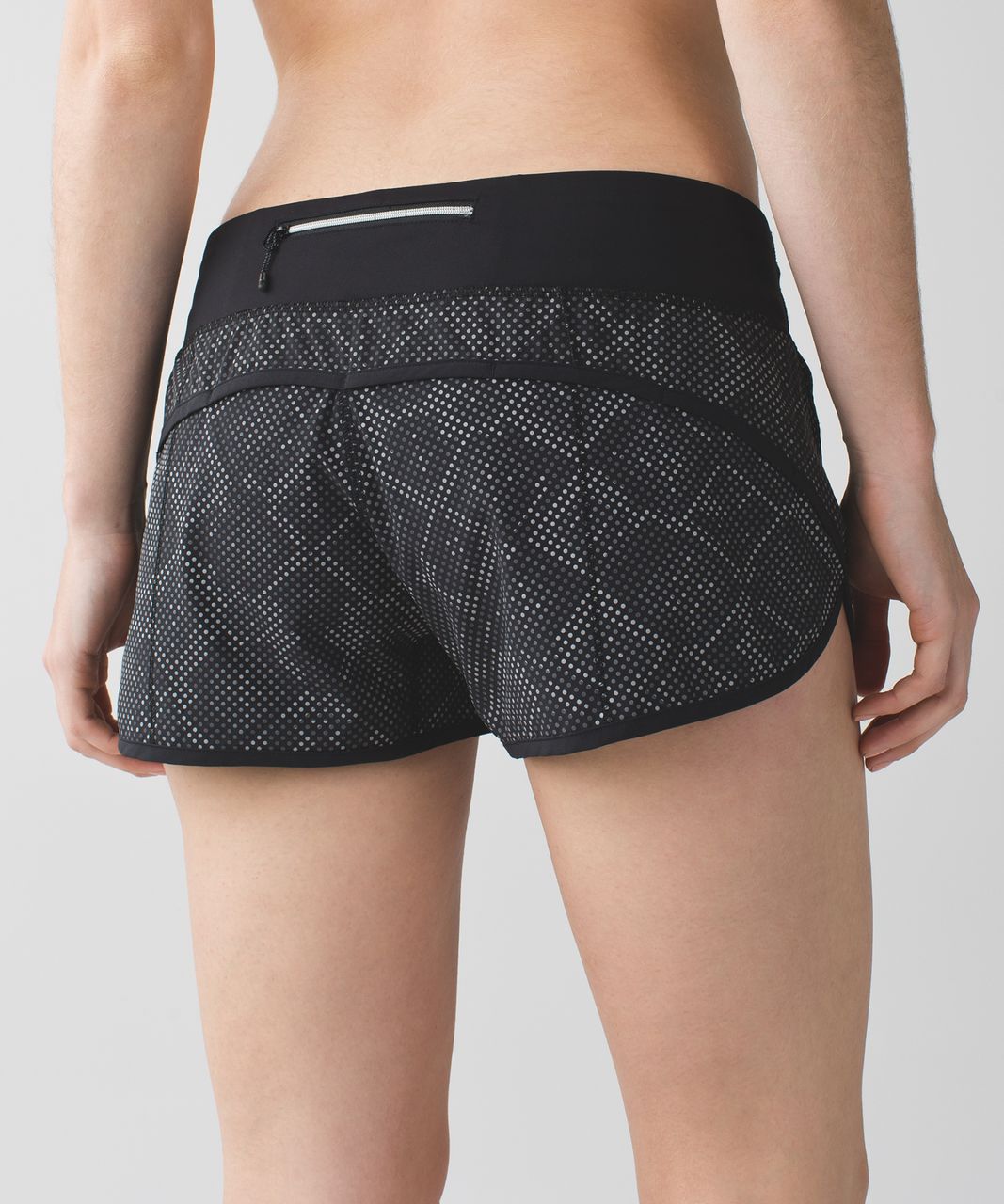 Lululemon Speed Short - Ravish Reptile Silver Black / Black