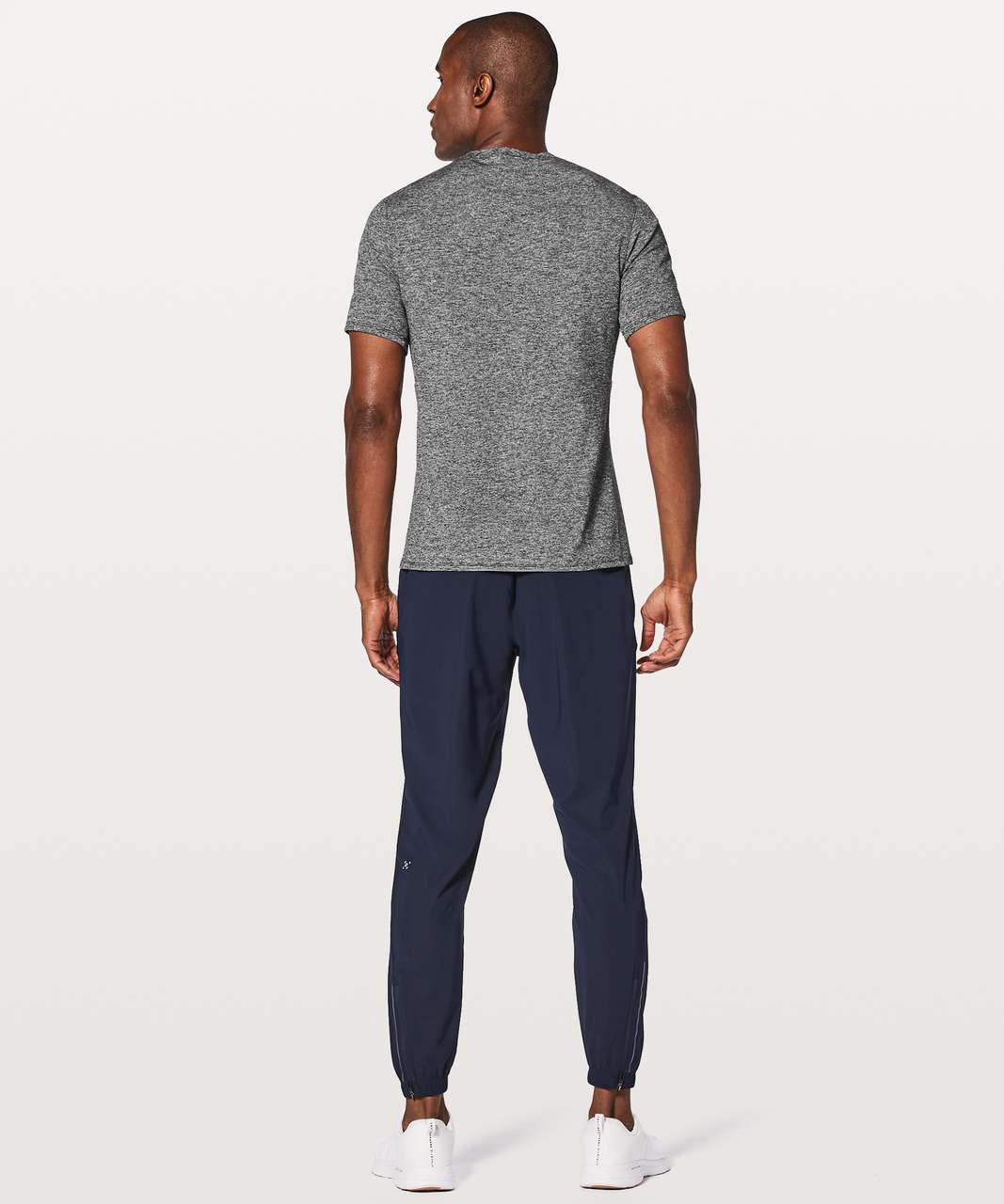 Lululemon Drysense Mesh Short Sleeve - Heathered Black (First Release) -  lulu fanatics