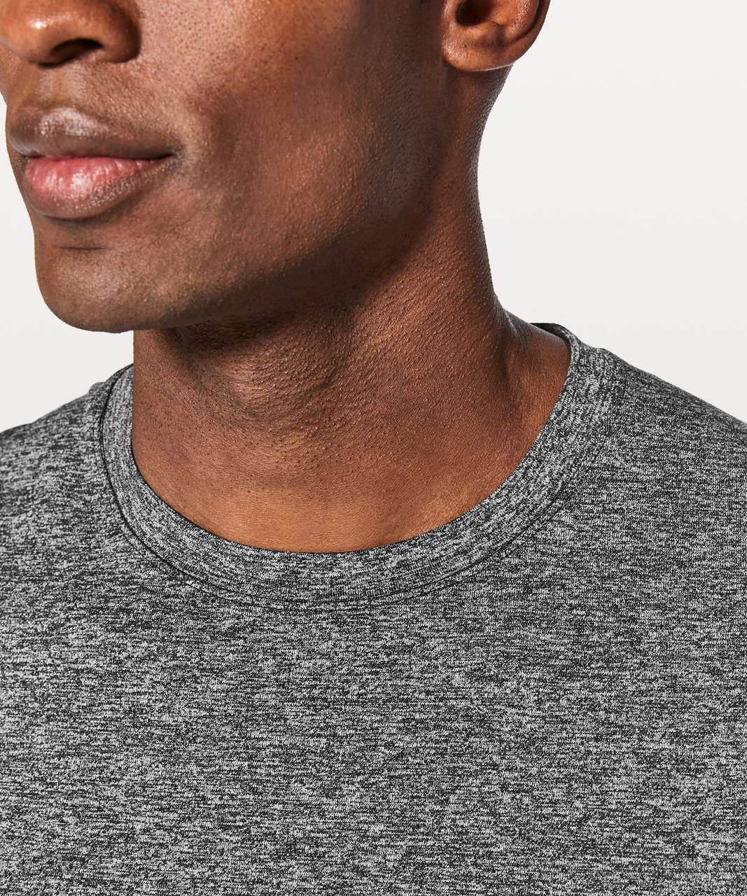 Lululemon Drysense Mesh Short Sleeve - Heathered Black (First Release)