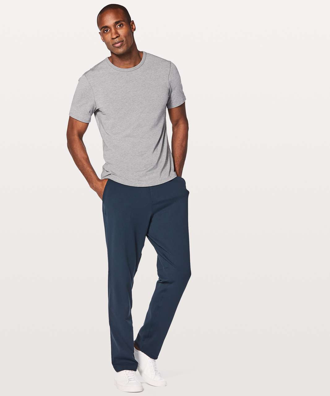 French Terry Sweatpants Men: Tall Black Sweatpants