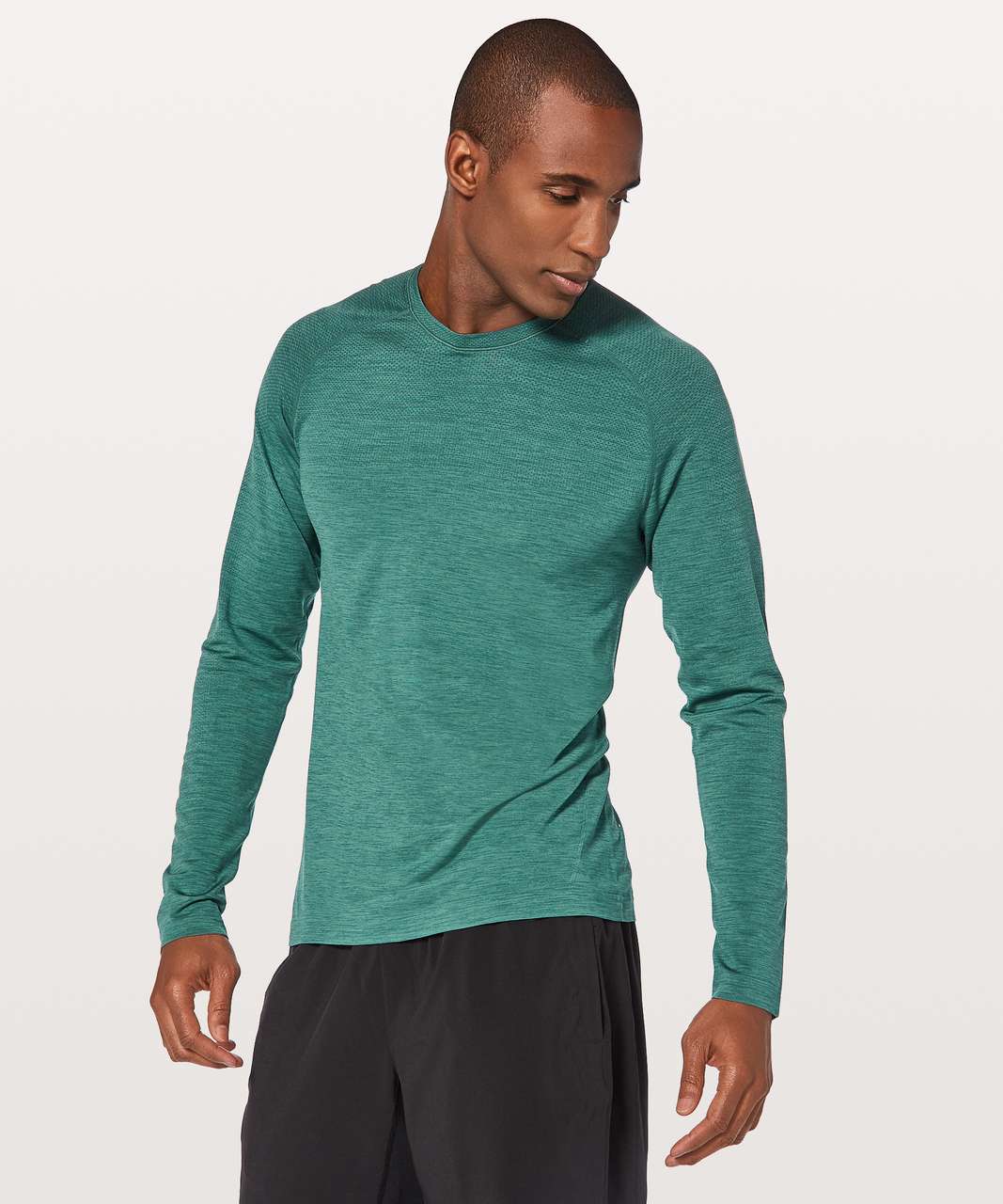 Lululemon Metal Vent Tech Long Sleeve - Antigua / Green Smoke