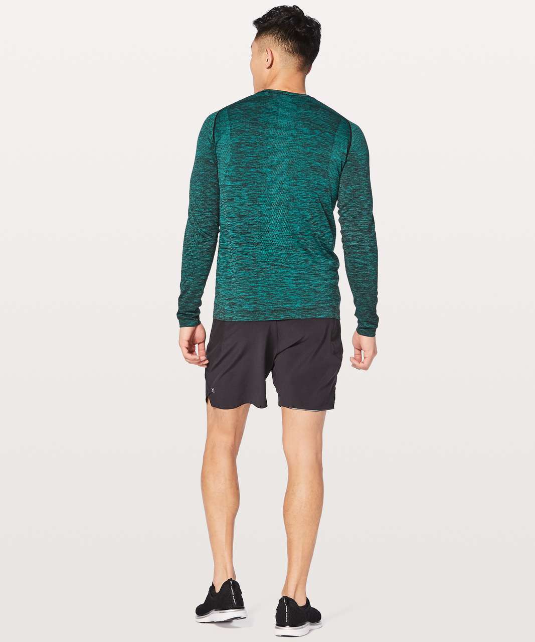 Lululemon Metal Vent Tech Long Sleeve - Spirit Green / Black