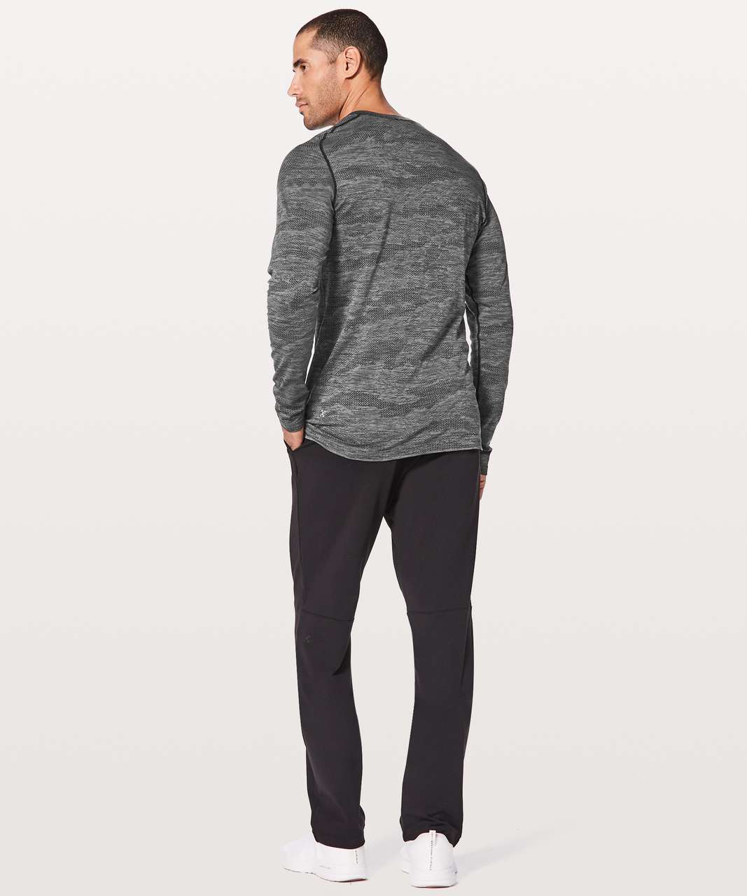 Lululemon Metal Vent Tech Long Sleeve - Black / Anchor