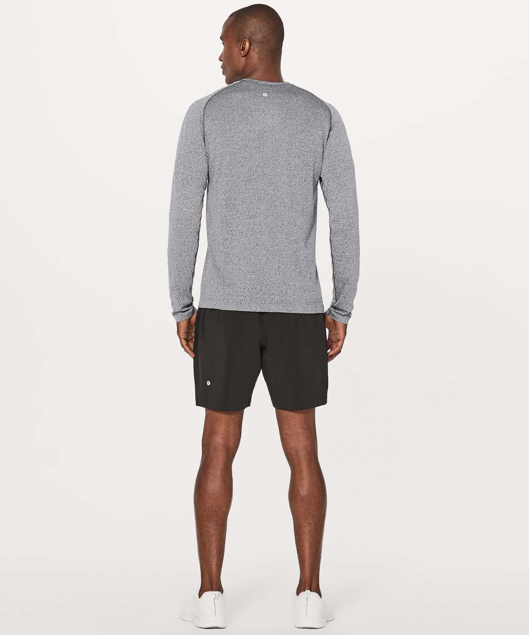 Lululemon Metal Vent Tech Long Sleeve - Black / White (First Release)