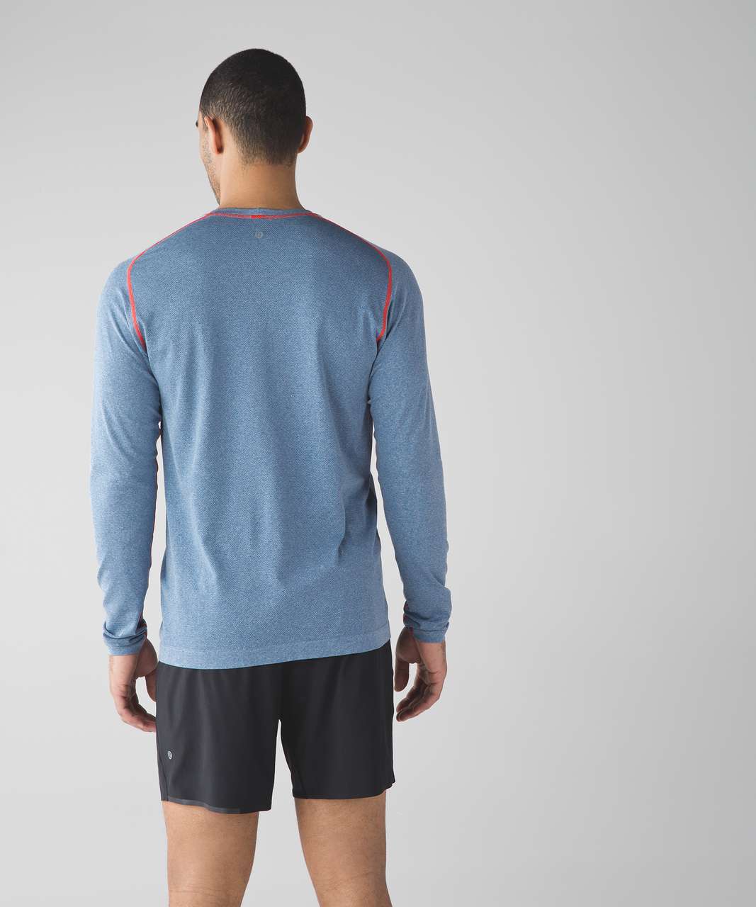 Lululemon Metal Vent Tech Long Sleeve - Heathered Rugged Blue