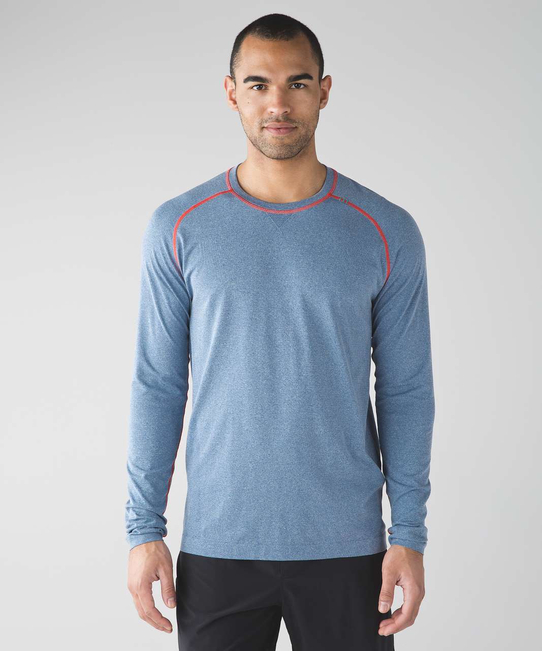 Lululemon Metal Vent Tech Long Sleeve - Heathered Rugged Blue