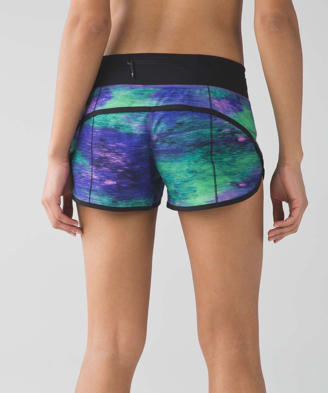 Lululemon Speed Short (4-way Stretch 2.5) - Aerial Drift Multi Black /  Black - lulu fanatics