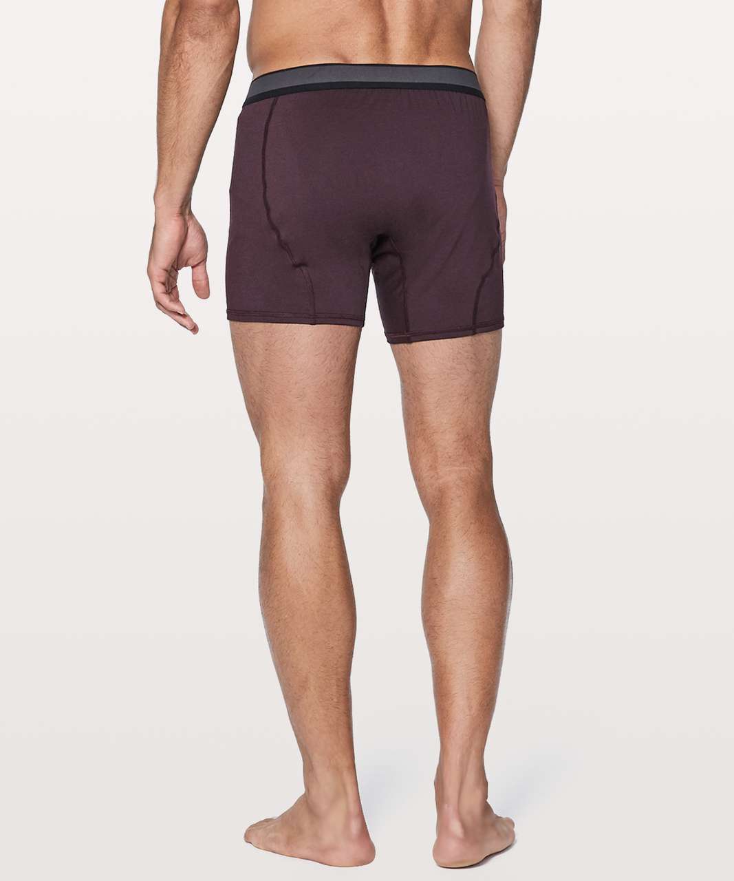 Lululemon No Boxer Boxer 5.5" - Black Cherry