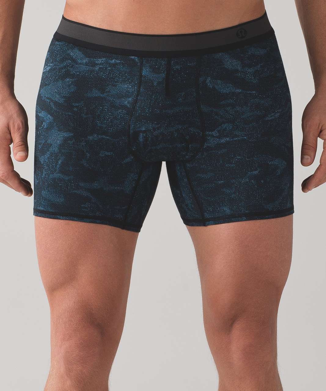 Lululemon No Boxer Boxer *5.5" - Kinetic Blue Multi