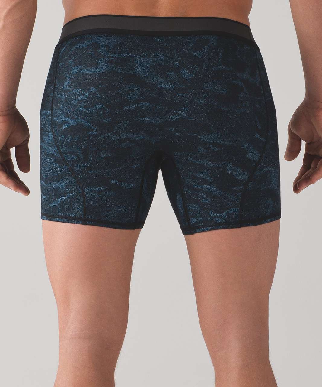 Lululemon No Boxer Boxer *5.5" - Kinetic Blue Multi