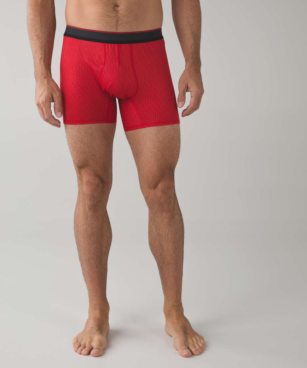 Lululemon No Boxer Boxer *5.5" - Straight Shot Lulu Red Prep Red