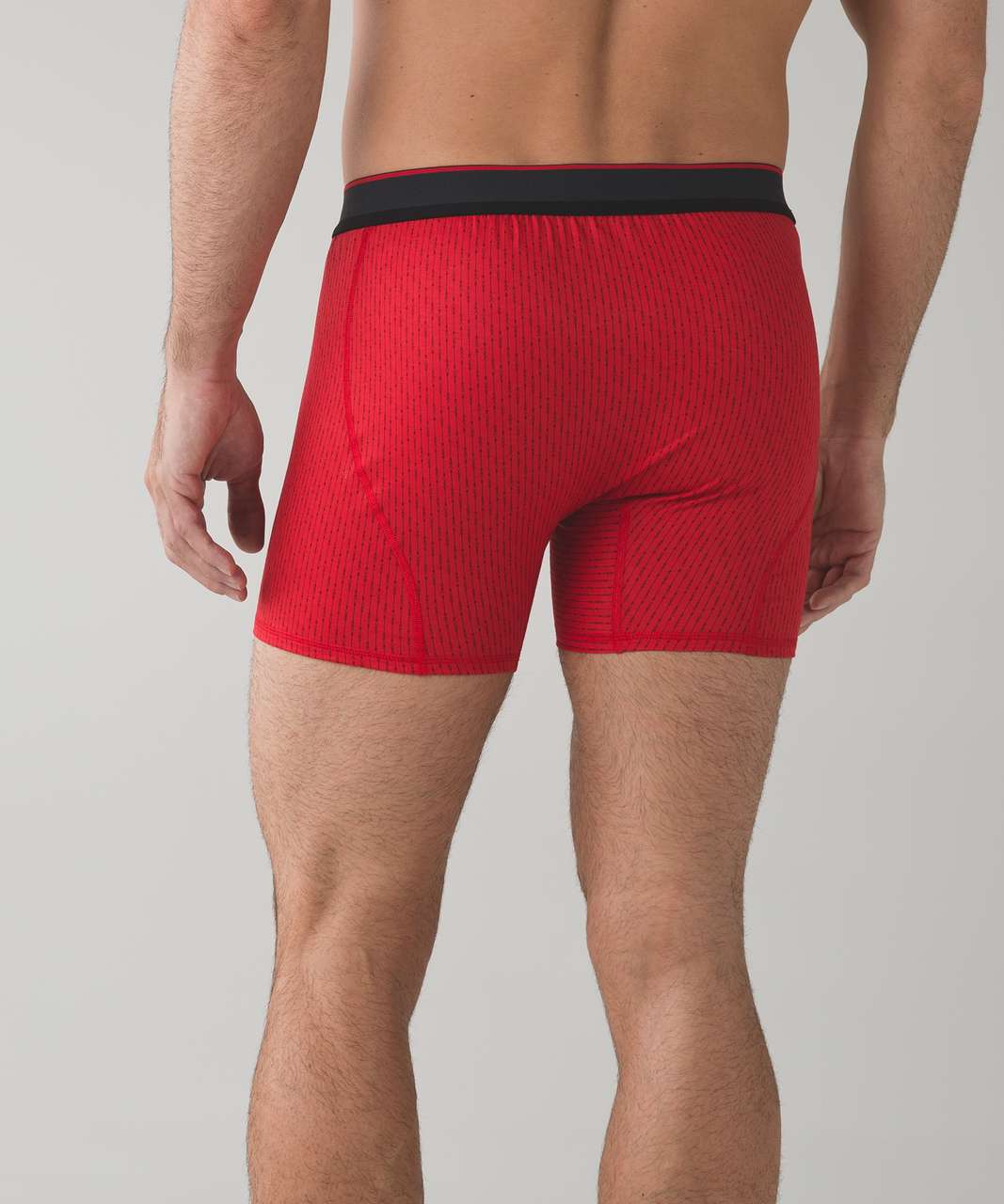 Lululemon No Boxer Boxer *5.5" - Straight Shot Lulu Red Prep Red