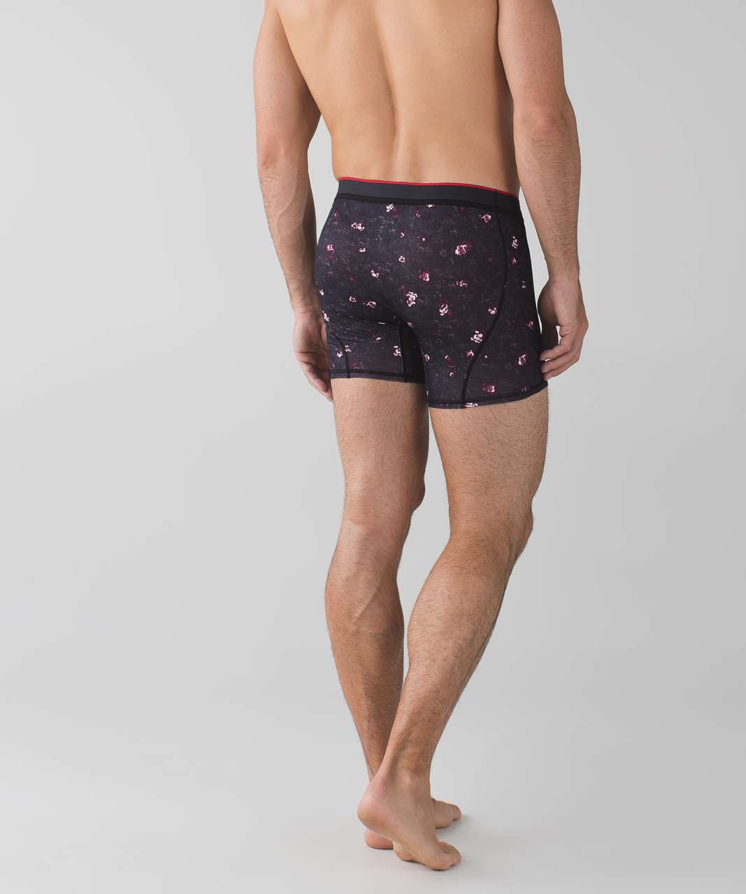 Lululemon No Boxer Boxer *5.5" - Flora Punch Grit Pink Black