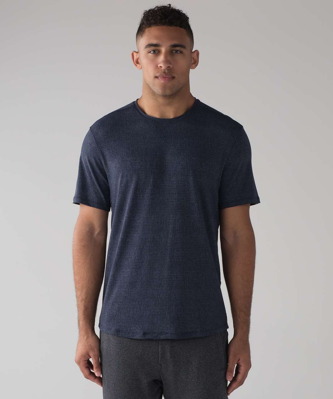 Lululemon In Mind Short Sleeve - Heathered Nautical Navy