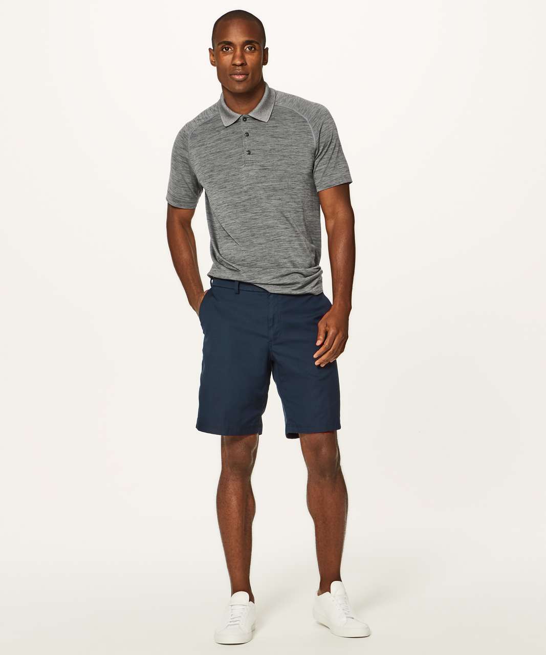 Lululemon Commission Golf Short Relaxed 8 Inch Navy Blue Mens Size 36