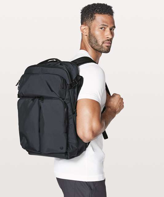 Lululemon Assert Backpack 2.0 24L - Heathered Black / Rhino Grey