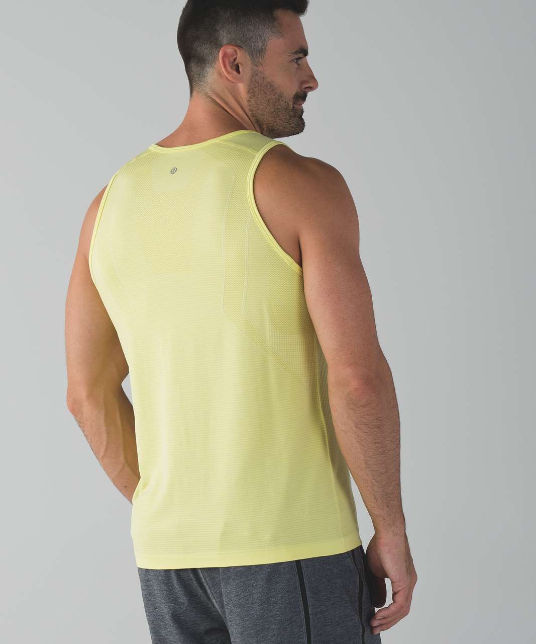 Lululemon Metal Vent Tech Tank - Heathered Split Pea