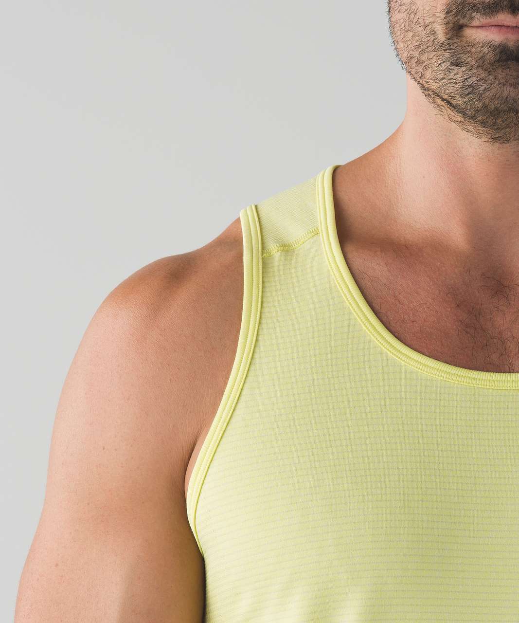 Lululemon Metal Vent Tech Tank - Heathered Split Pea