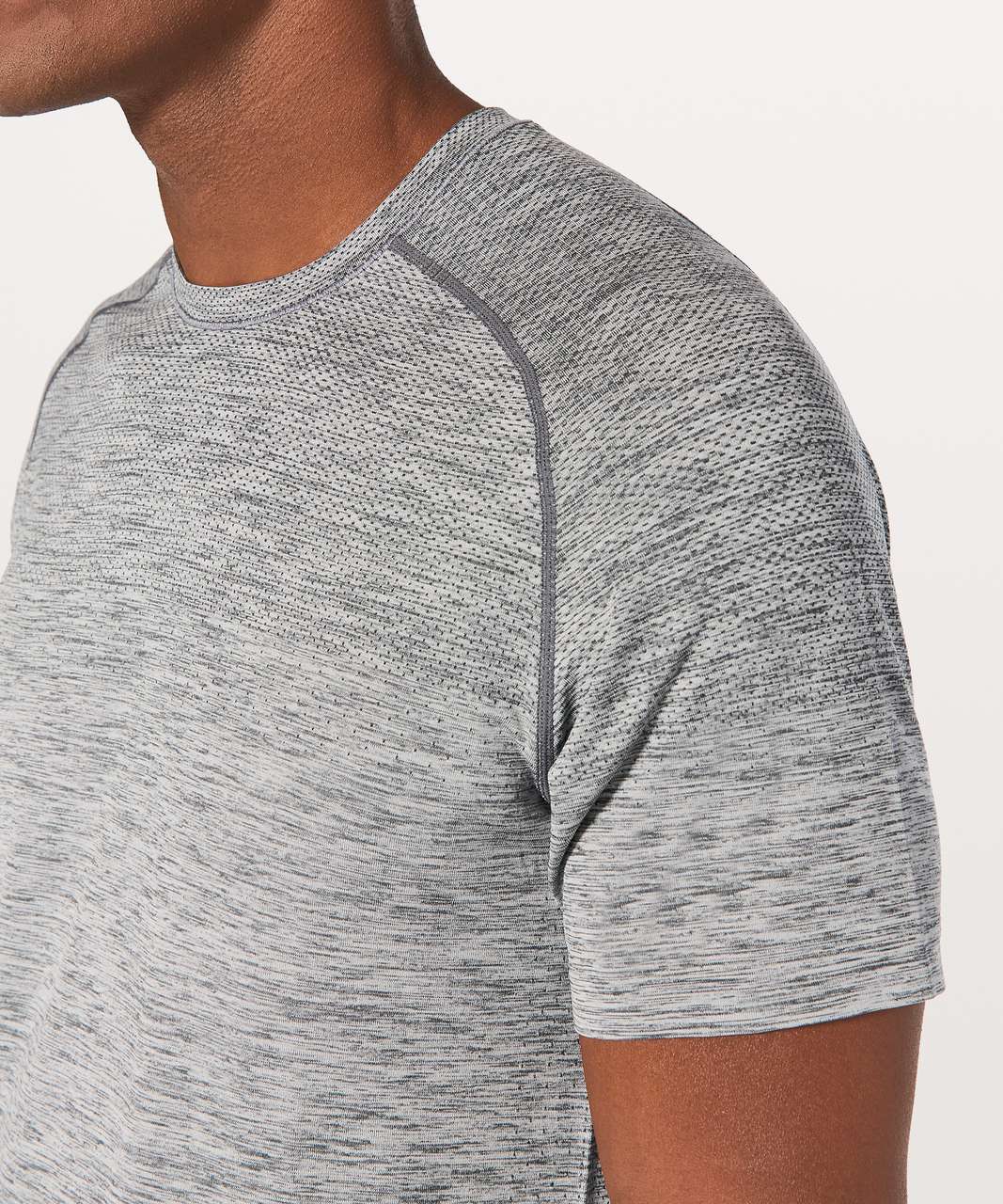 Lululemon Metal Vent Tech Short Sleeve - Slate / White