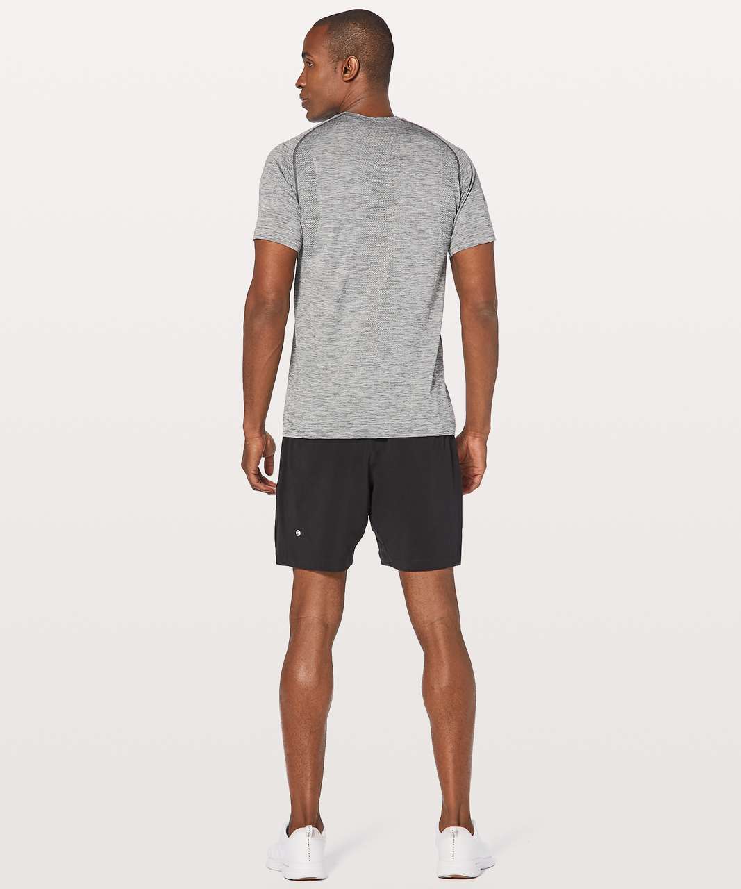 Lululemon Metal Vent Tech Short Sleeve - Slate / White - lulu fanatics