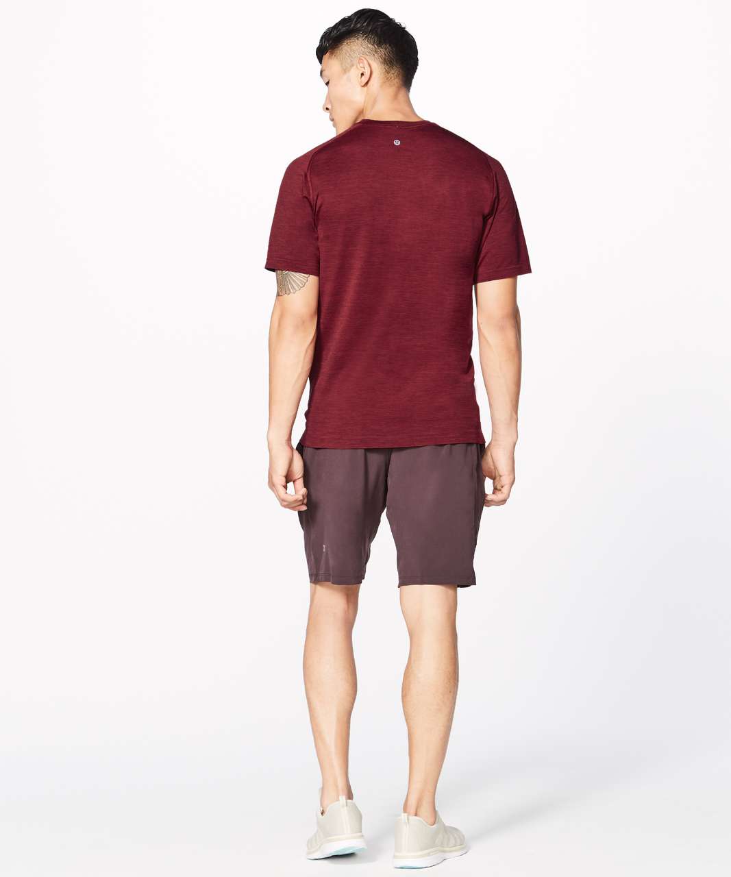 Lululemon Metal Vent Tech Short Sleeve - Caliente / Deep Rouge