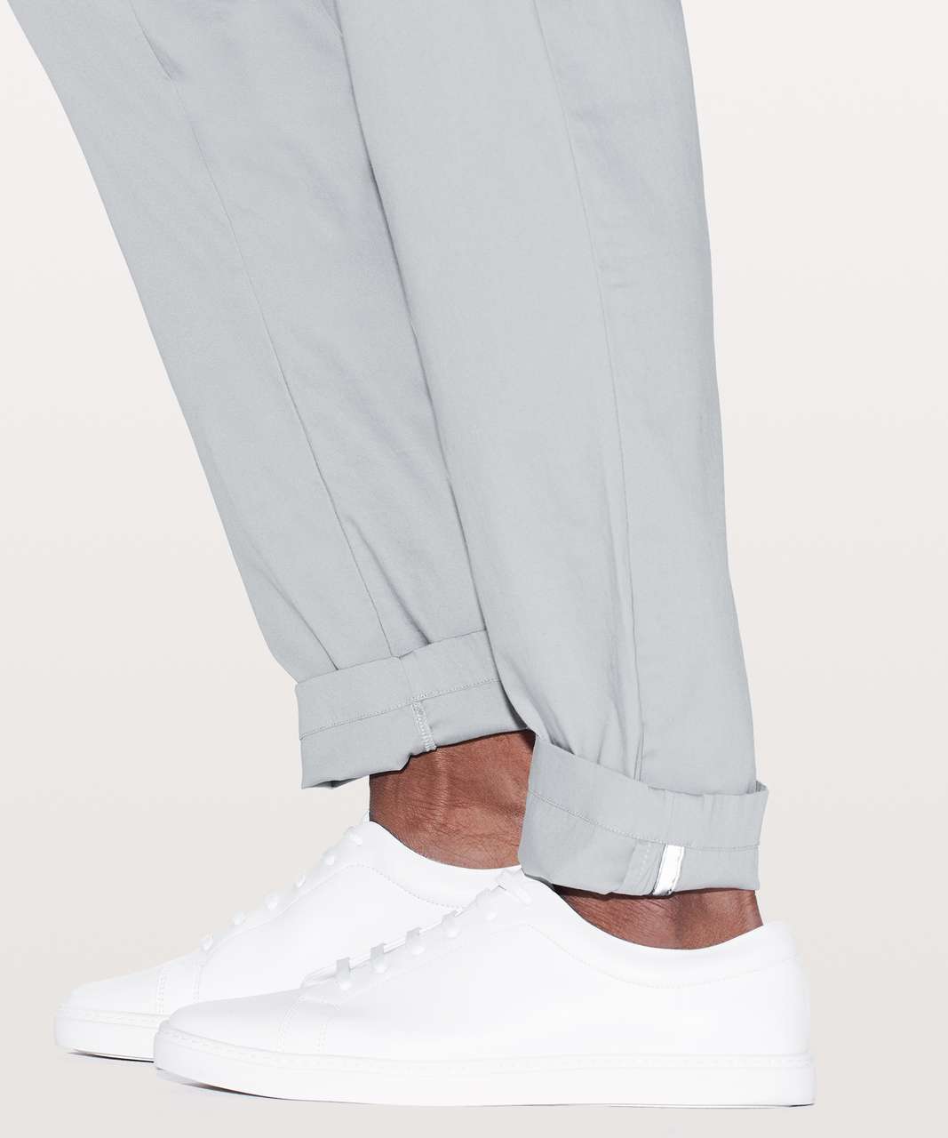 Lululemon Commission Pant Classic *Oxford 34 - Gull Grey / White