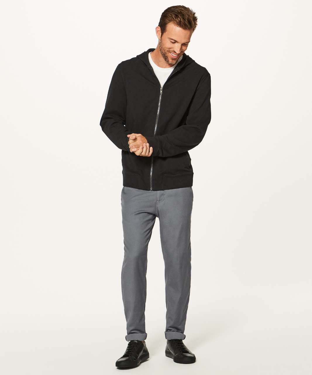 Lululemon Cross Cut Hoodie - Black - lulu fanatics