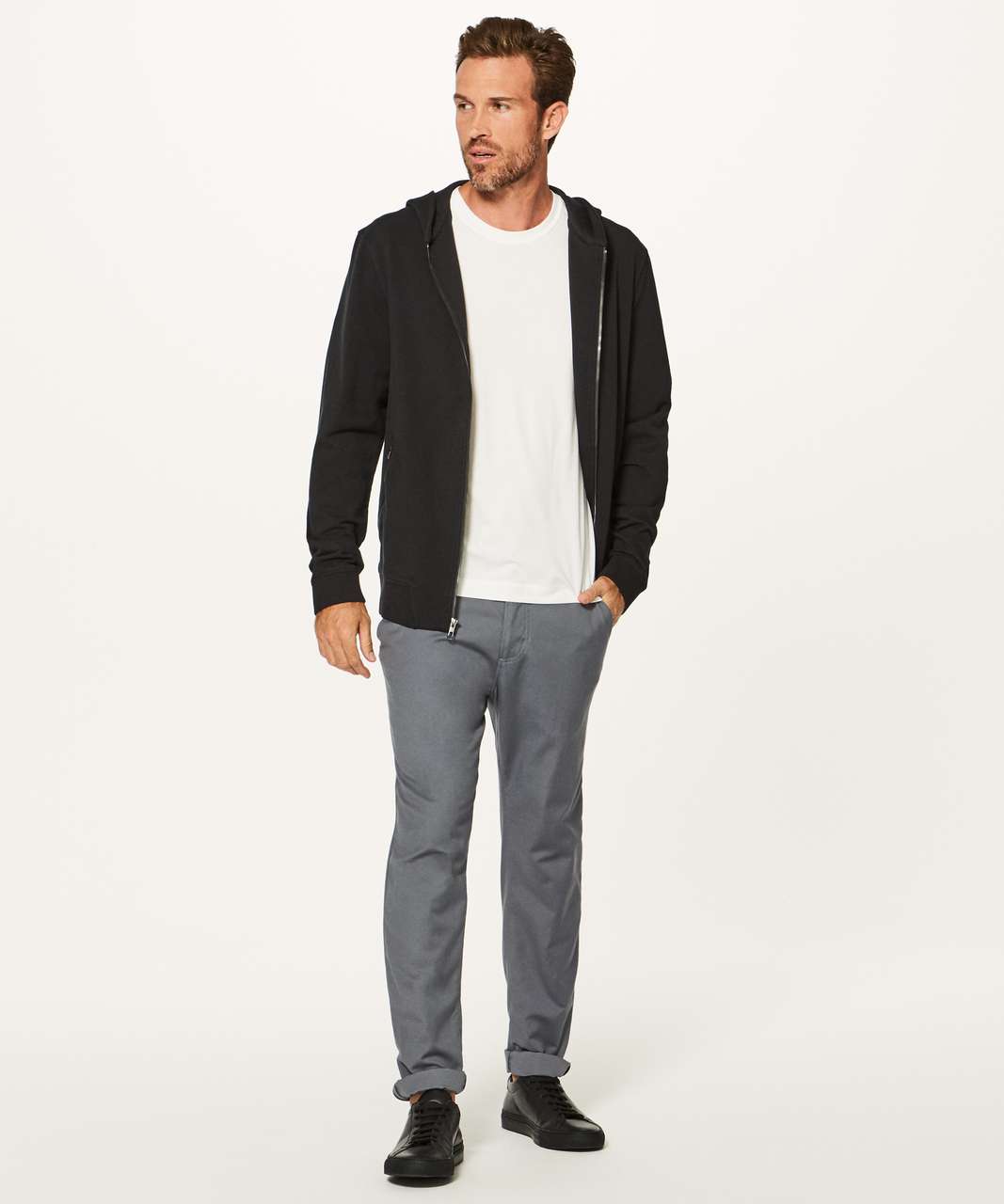 Lululemon Cross Cut Hoodie - Black - lulu fanatics