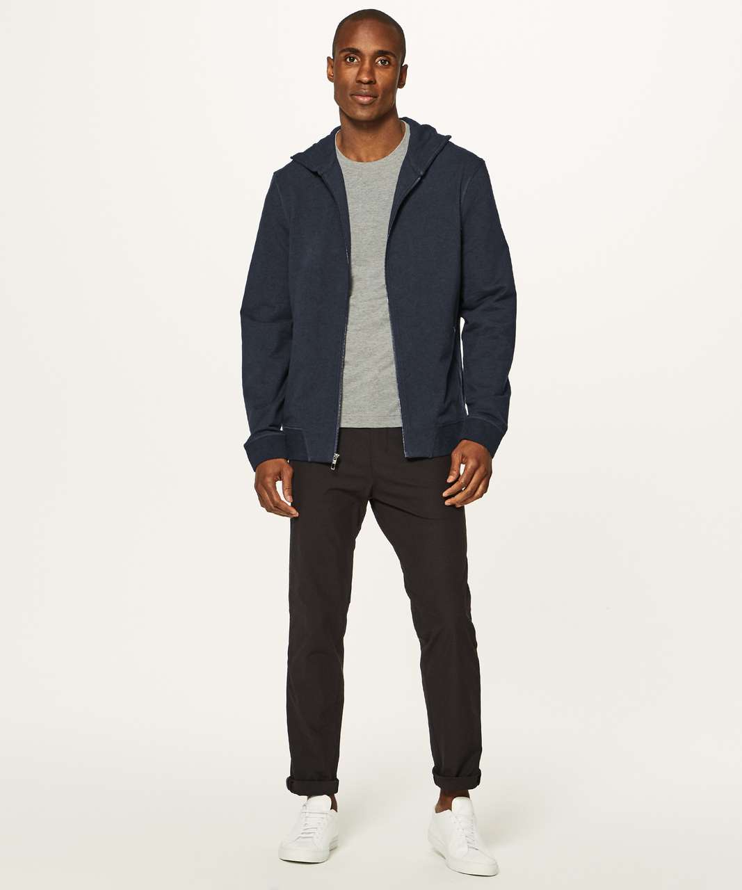 Lululemon Cross Cut Hoodie - Heathered Inkwell