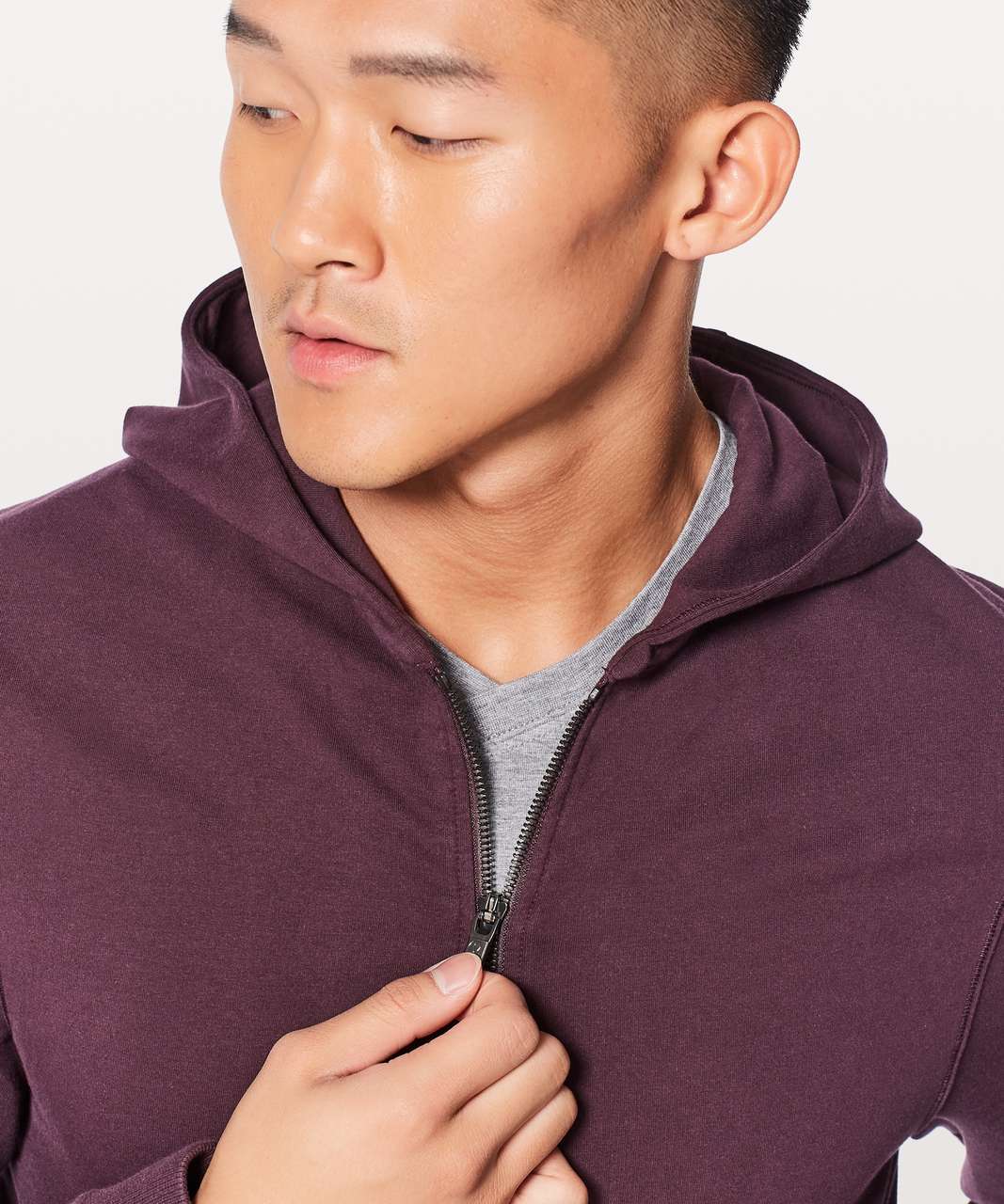 Lululemon Cross Cut Hoodie - Black Cherry