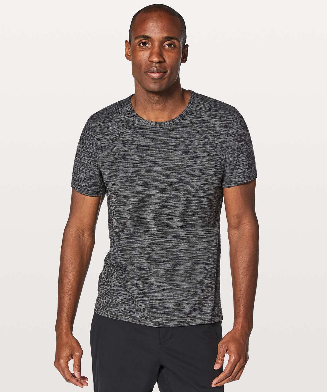 Lululemon Pulse Slub Short Sleeve *Lightweight Rulu - Heathered Black ...