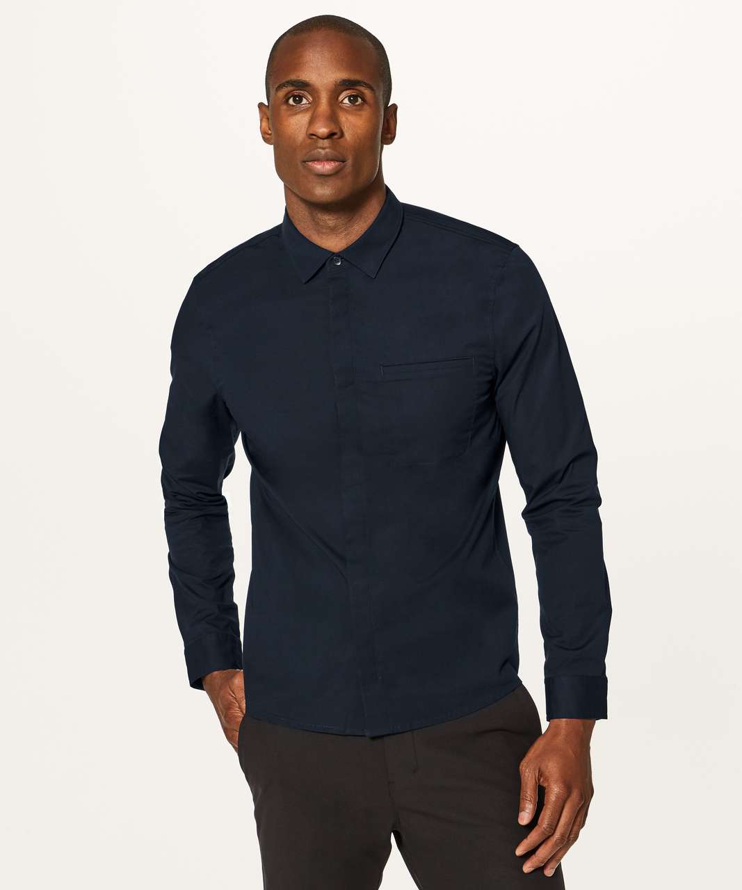 Lululemon Recommission Long Sleeve Buttondown - Classic Navy