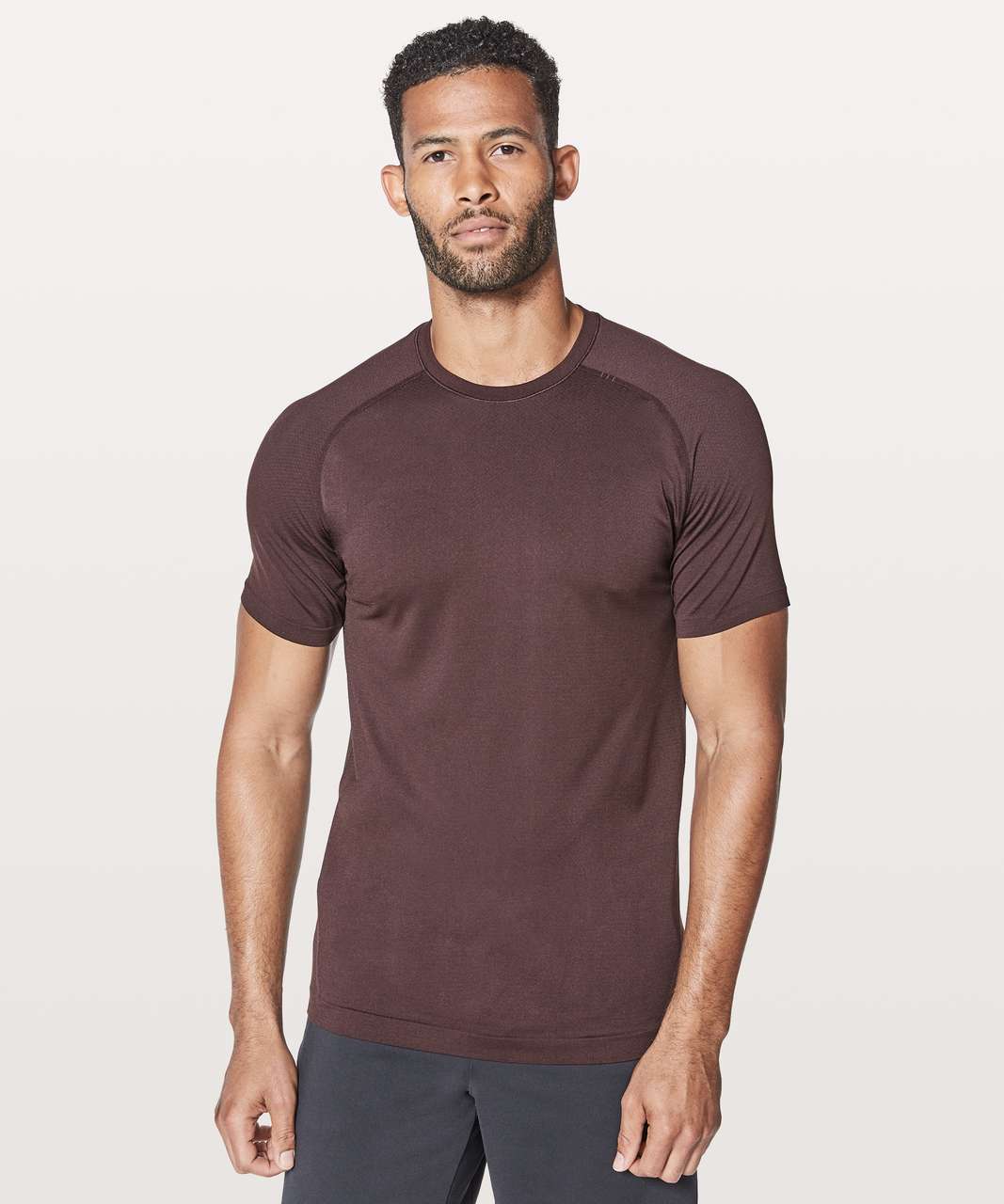 Lululemon Metal Vent Tech Short Sleeve - Black Cherry / Black Cherry