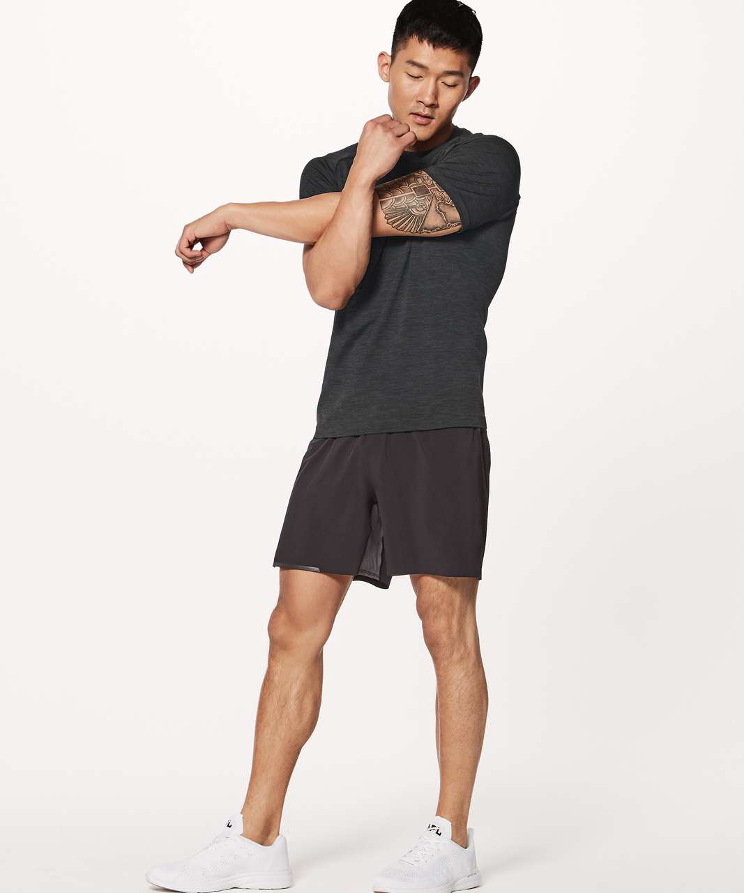  Lululemon Mens Metal Vent Tech Long Sleeve Shirt (Deep Coal  Black, L) : Clothing, Shoes & Jewelry