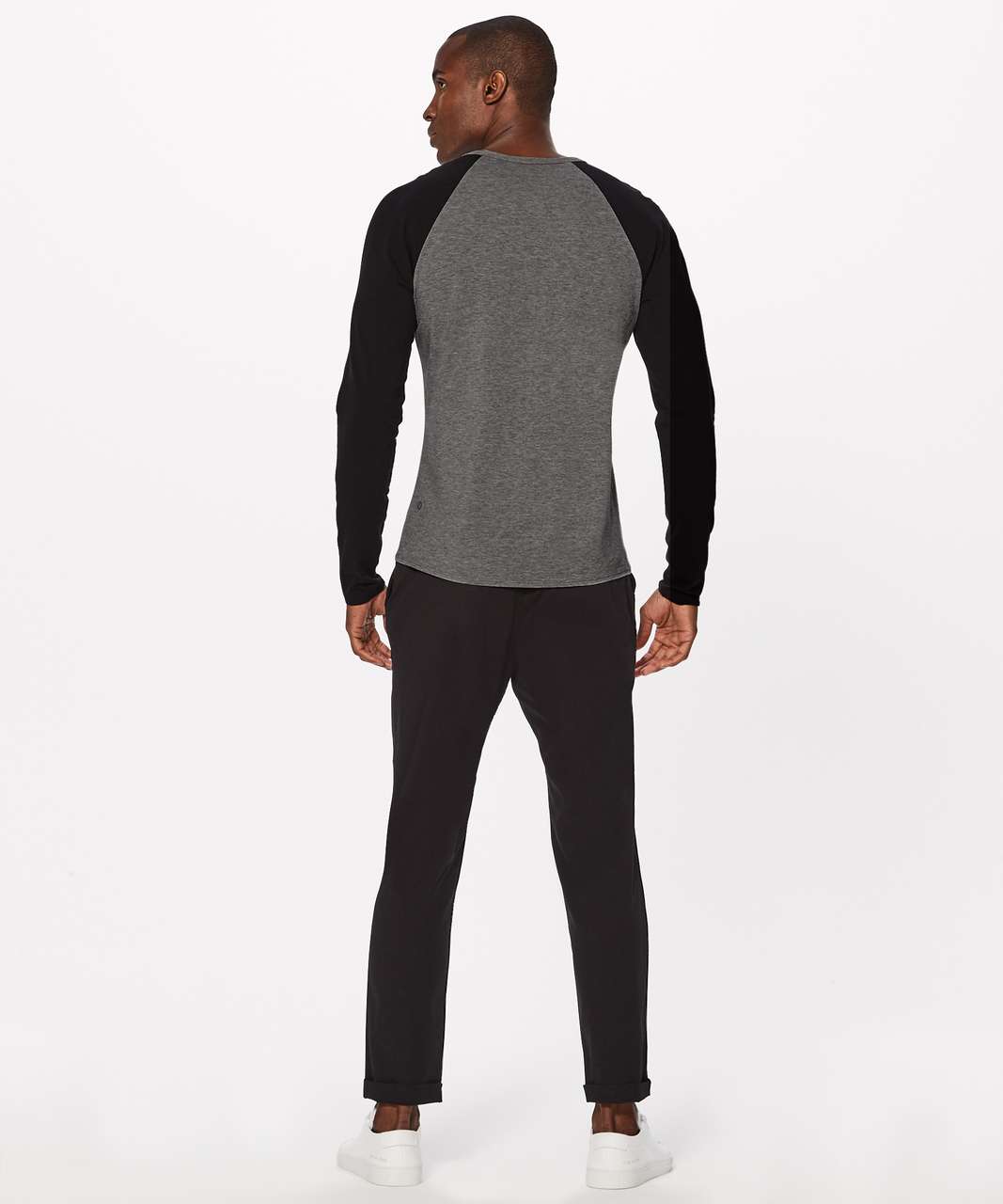 Lululemon Bodhi Long Sleeve - Heathered Medium Grey / Black