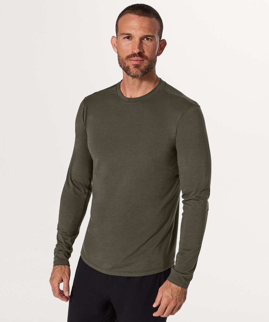 Lululemon Somatic Long Sleeve - Dark Olive