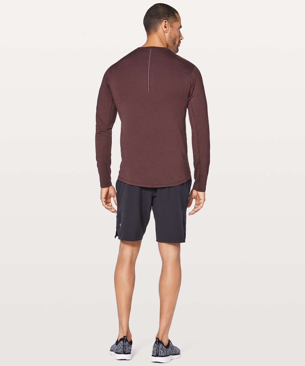 Lululemon Somatic Long Sleeve - Black Cherry