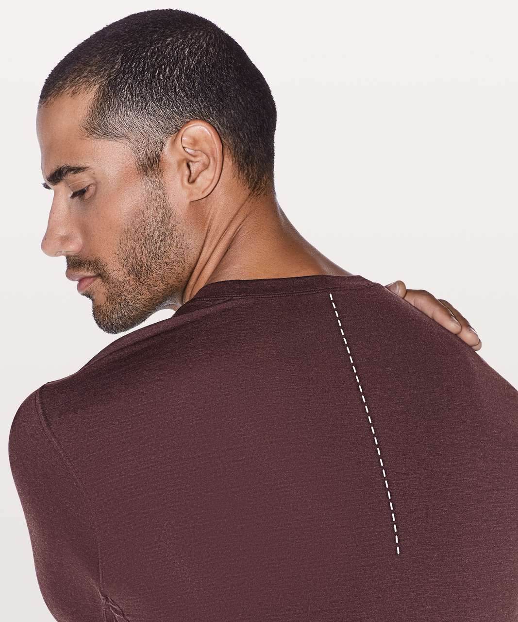 Lululemon Somatic Long Sleeve - Black Cherry