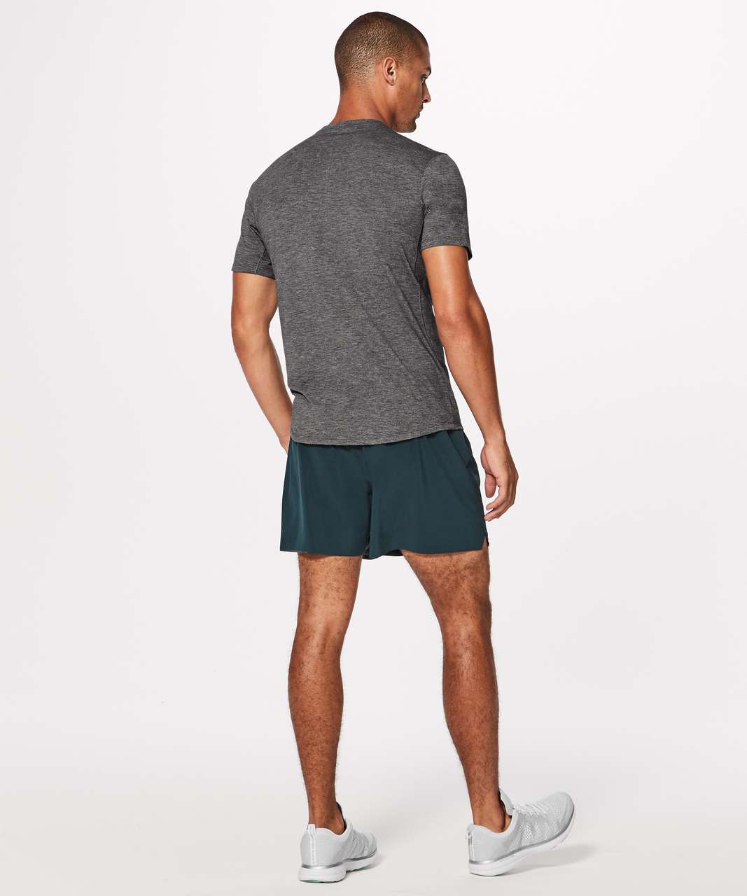 Lululemon Somatic Short Sleeve - Heathered Black - lulu fanatics